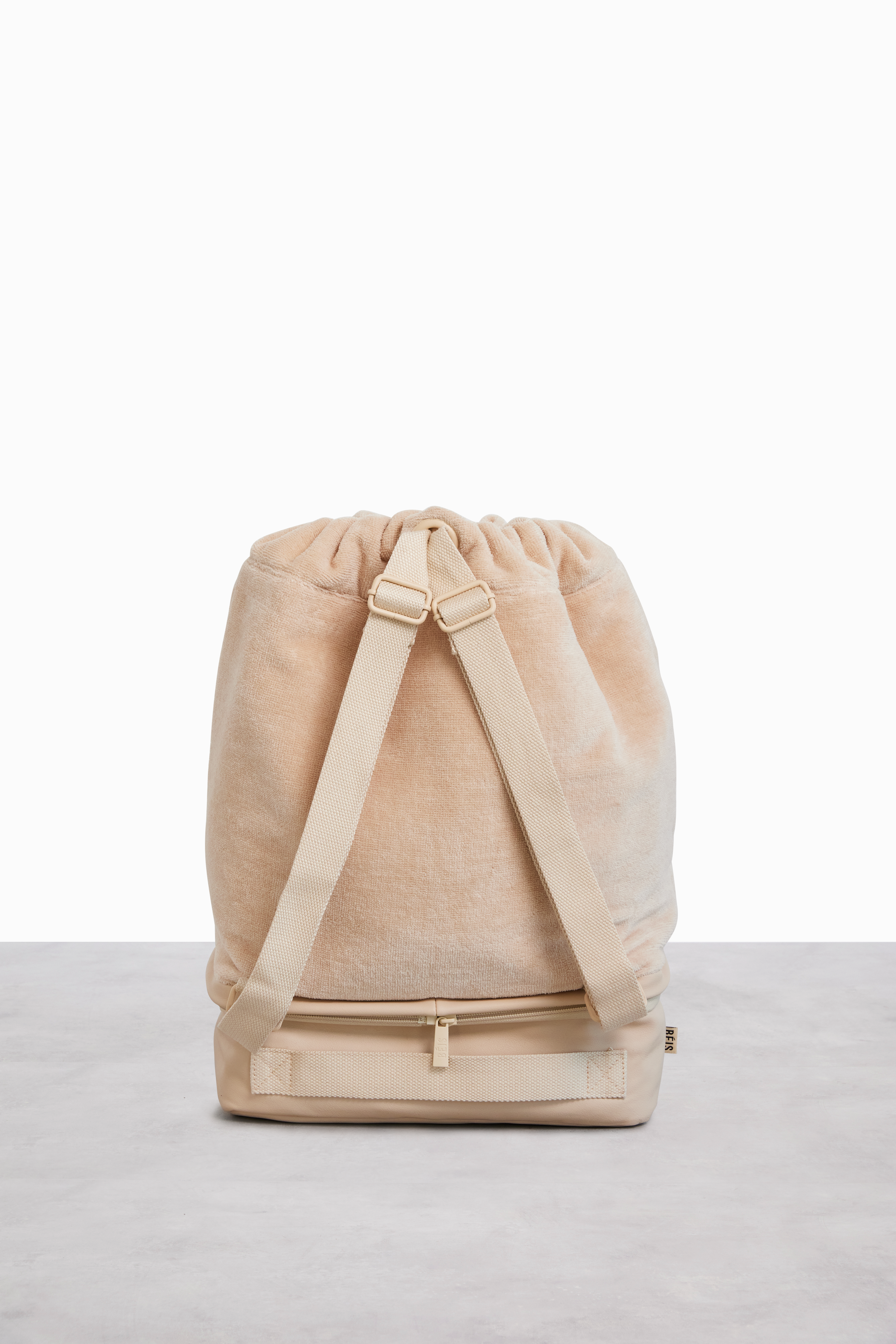 Premium Terry Backpack Cooler - Insulated Leakproof Picnic Bag for Beach, Camping & Outdoor Adventures (Beige)