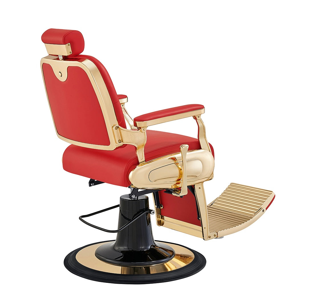 Professional Barber Chair for Salon & Home Use - Heavy Duty Hydraulic Styling Chair with Adjustable Height & Reclining Back - Perfect for Barbershops, Salons & Home Grooming Stations
