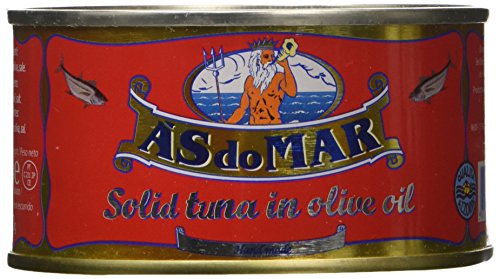 Premium A's Do Mar Tonno Trancio Intero Tuna in Olive Oil - 200g Can, Wild Caught, High Protein, Keto & Paleo Friendly - Perfect for Salads, Sandwiches, and Pasta Dishes