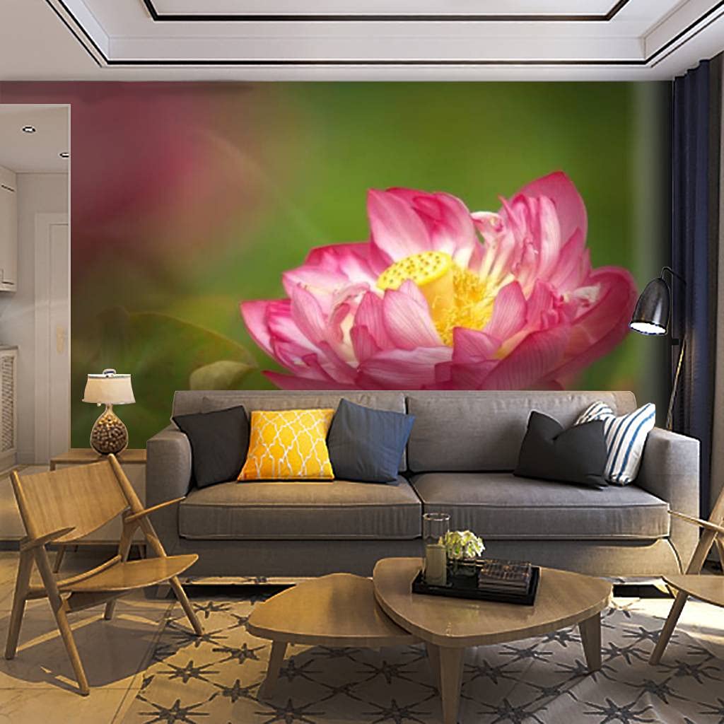 Self-Adhesive Removable Peel & Stick Wallpaper Mural - Floral Scented Home Decor Wall Decal for Living Room, Bedroom & Nursery | Easy DIY Wall Sticker for Home Renovation & Apartment Decor
