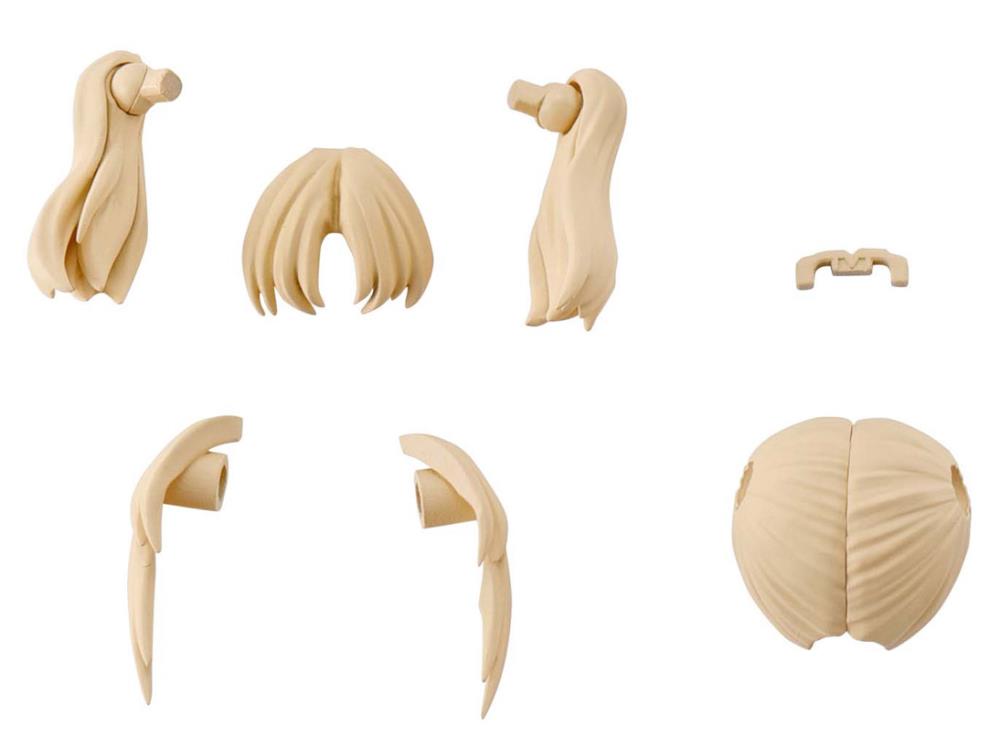 Bandai 30 Minutes Sisters 30MS Option Hair Style Parts Vol. 1 Accessory Kit (4-Piece Set) - Perfect for Customizing Anime Figures & Model Kits