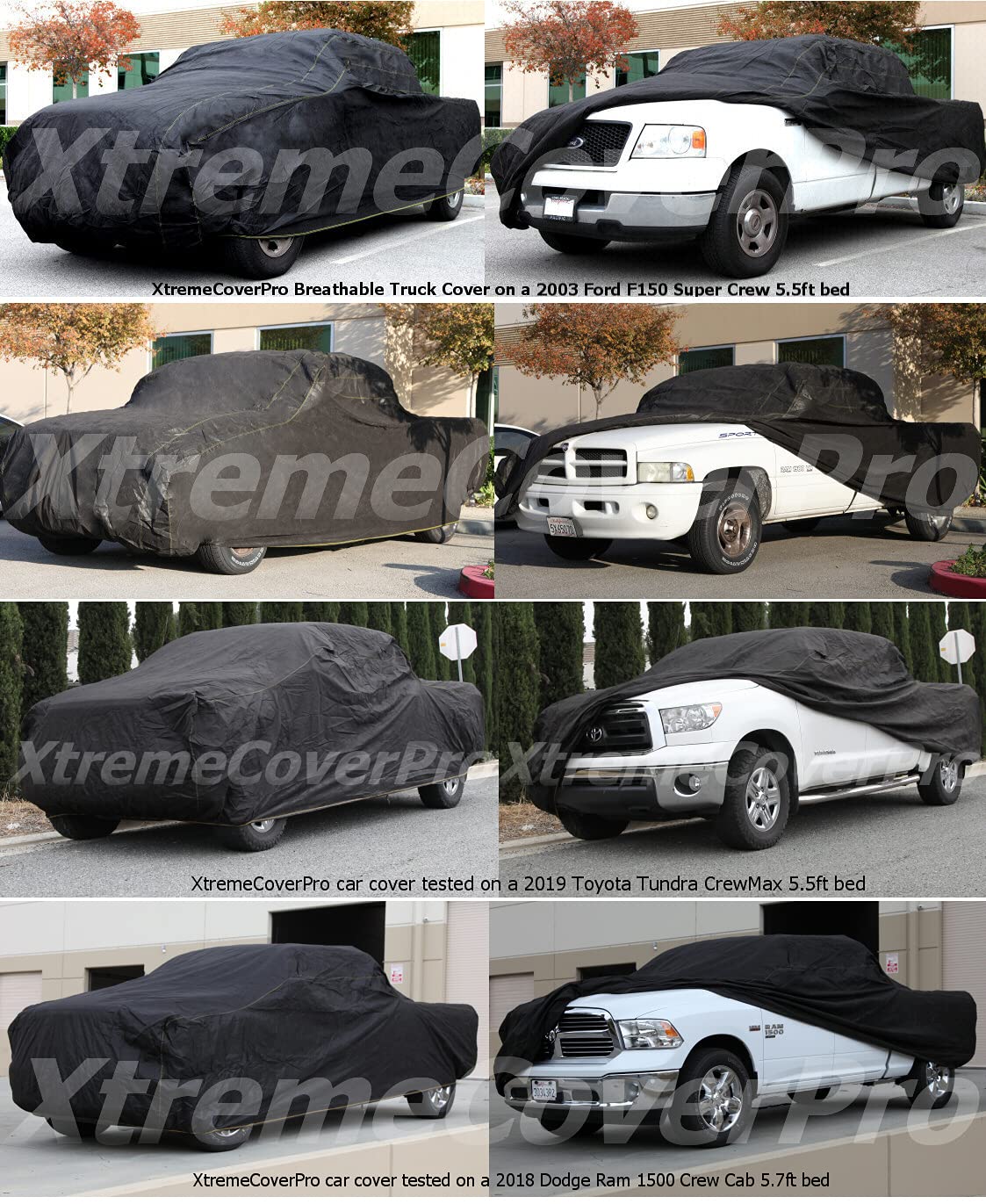 2025 Ford Ranger SuperCab 6FT Bed Truck Cover - XtremeCoverPro Diamond Series Waterproof Car Cover for All Weather Protection | Perfect for Outdoor Parking, Snow, Rain & UV Defense