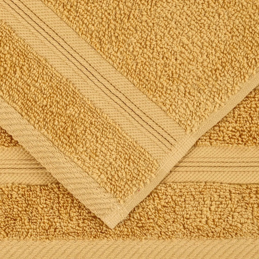 Premium Smart Dry Zero Twist Cotton 9-Piece Towel Set - Ultra Soft & Absorbent Bath Towels, Hand Towels & Washcloths for Spa, Bathroom & Luxury Home Use
