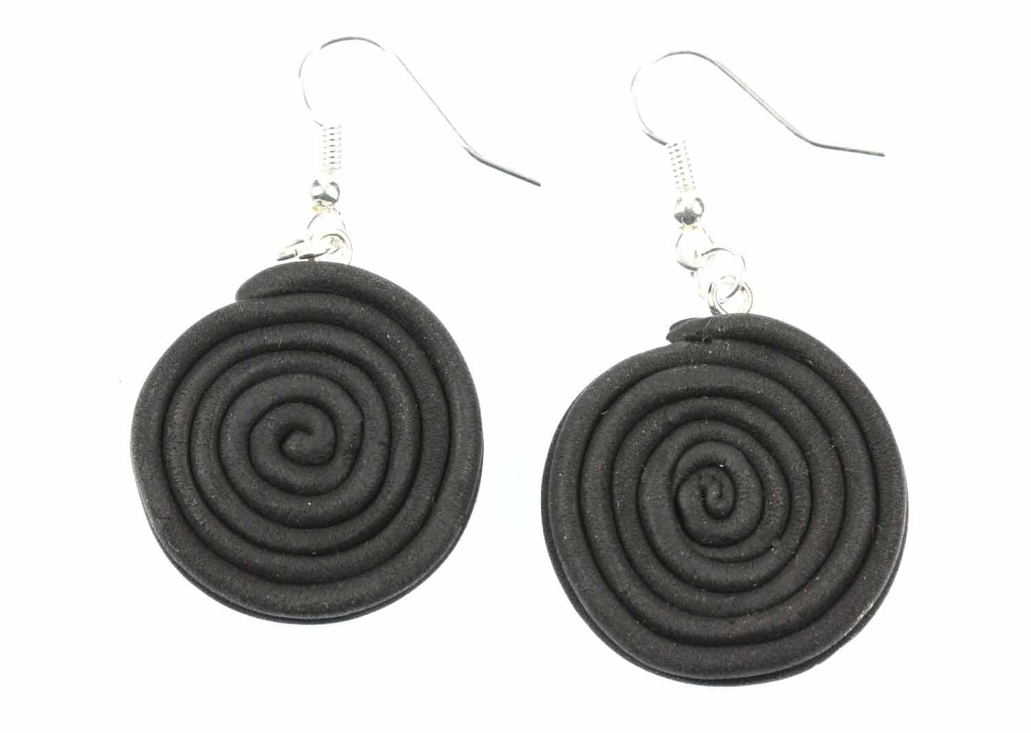 Licorice Wheel Earrings - Sweet Candy Jewelry for Women | Unique Fashion Accessories for Parties, Halloween & Everyday Wear