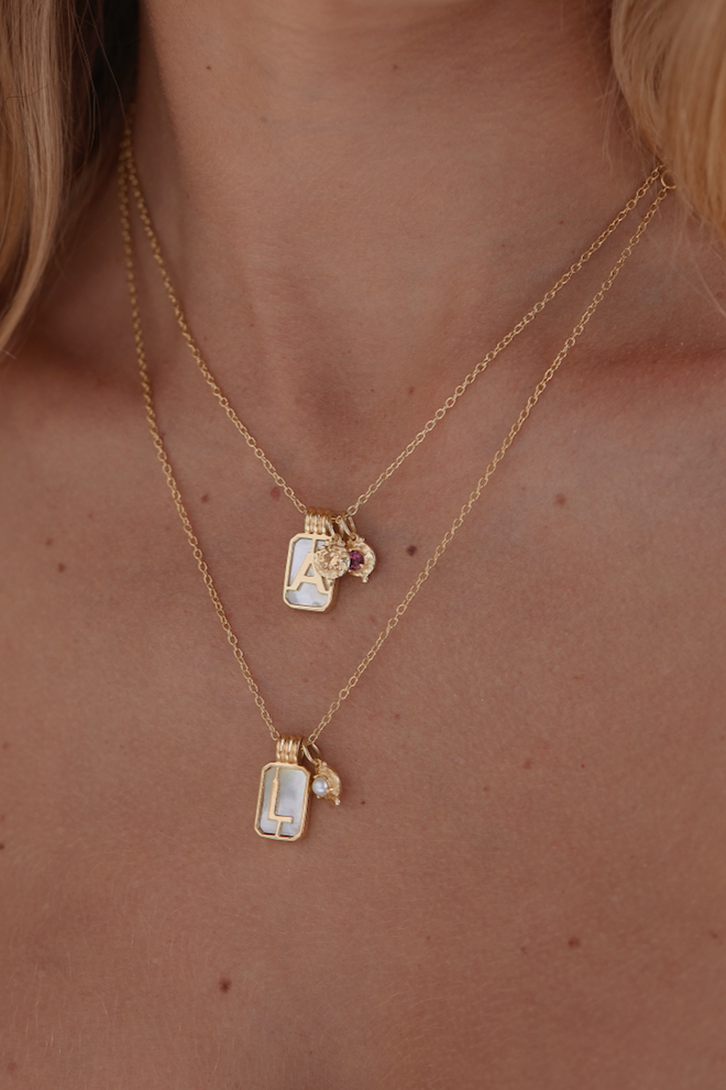 A to Z Gold Initial Necklace for Women - Personalized Alphabet Letter Pendant Jewelry - Perfect Gift for Birthday, Anniversary & Valentine's Day