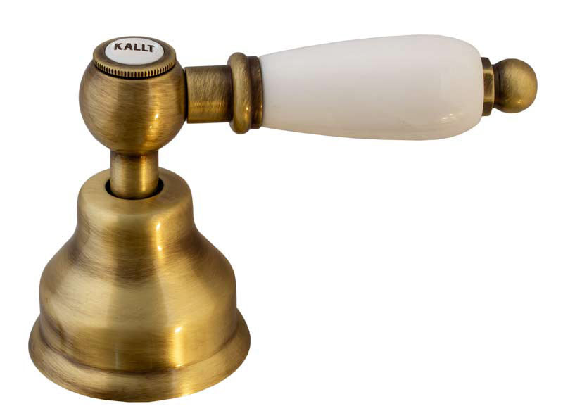 Chelsea White Handle Bronze Dishwasher Shutoff Valve - Perfect for Kitchen Plumbing Repairs and Appliance Upgrades