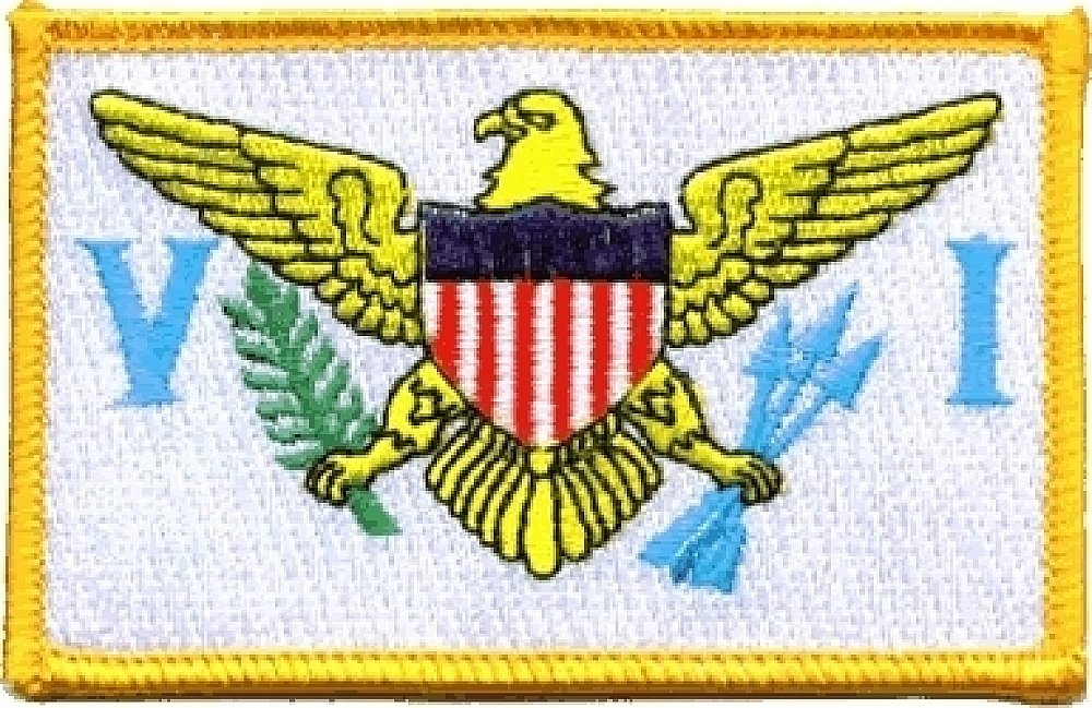 Virgin Islands Embroidered Iron-On Patch - Custom Sew-On Badge for Hats, Jackets & Bags - Perfect for DIY, Travel Souvenirs & Gifts