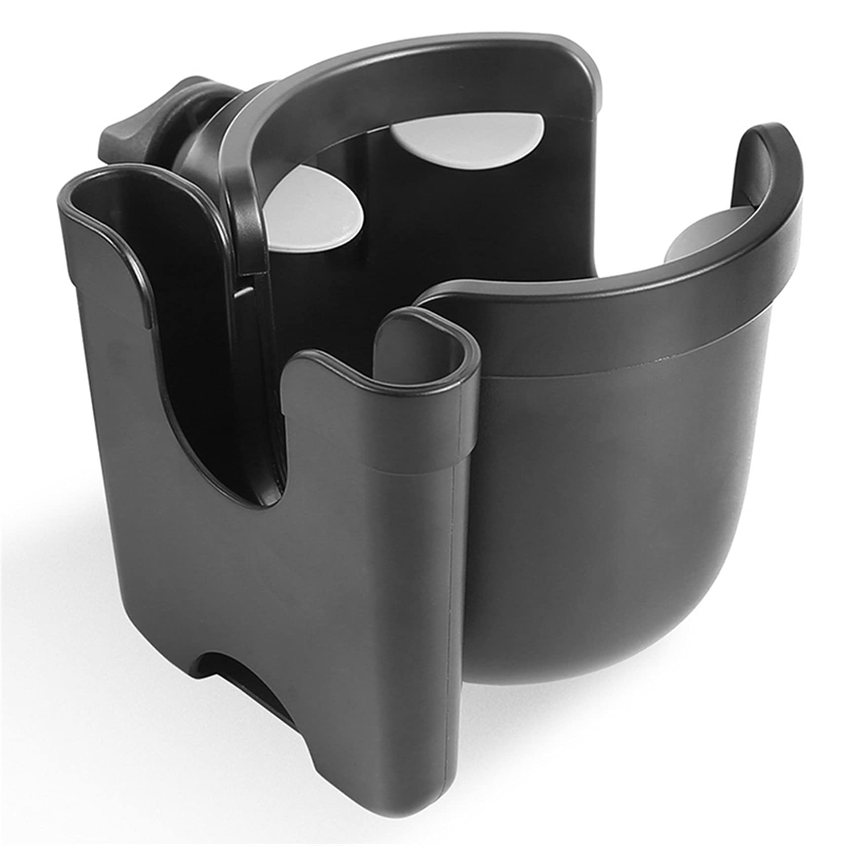 Universal Stroller Cup Holder with Phone Pocket - 2-in-1 Bottle & Phone Holder for Bikes, Wheelchairs, Walkers & Pushchairs - Perfect for Outdoor Activities, Shopping & Travel Accessories