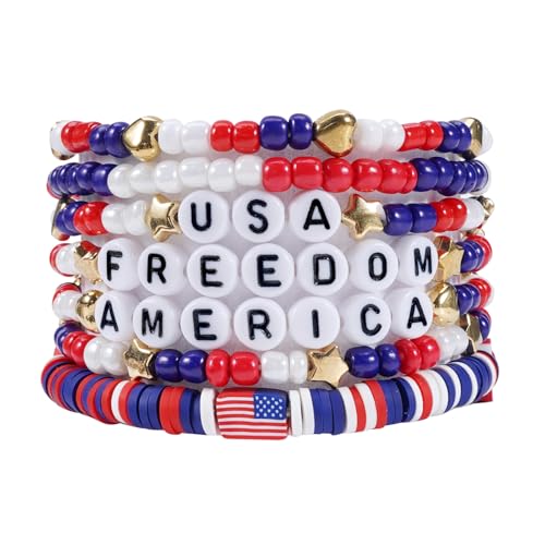 USA Flag Bracelets-G
