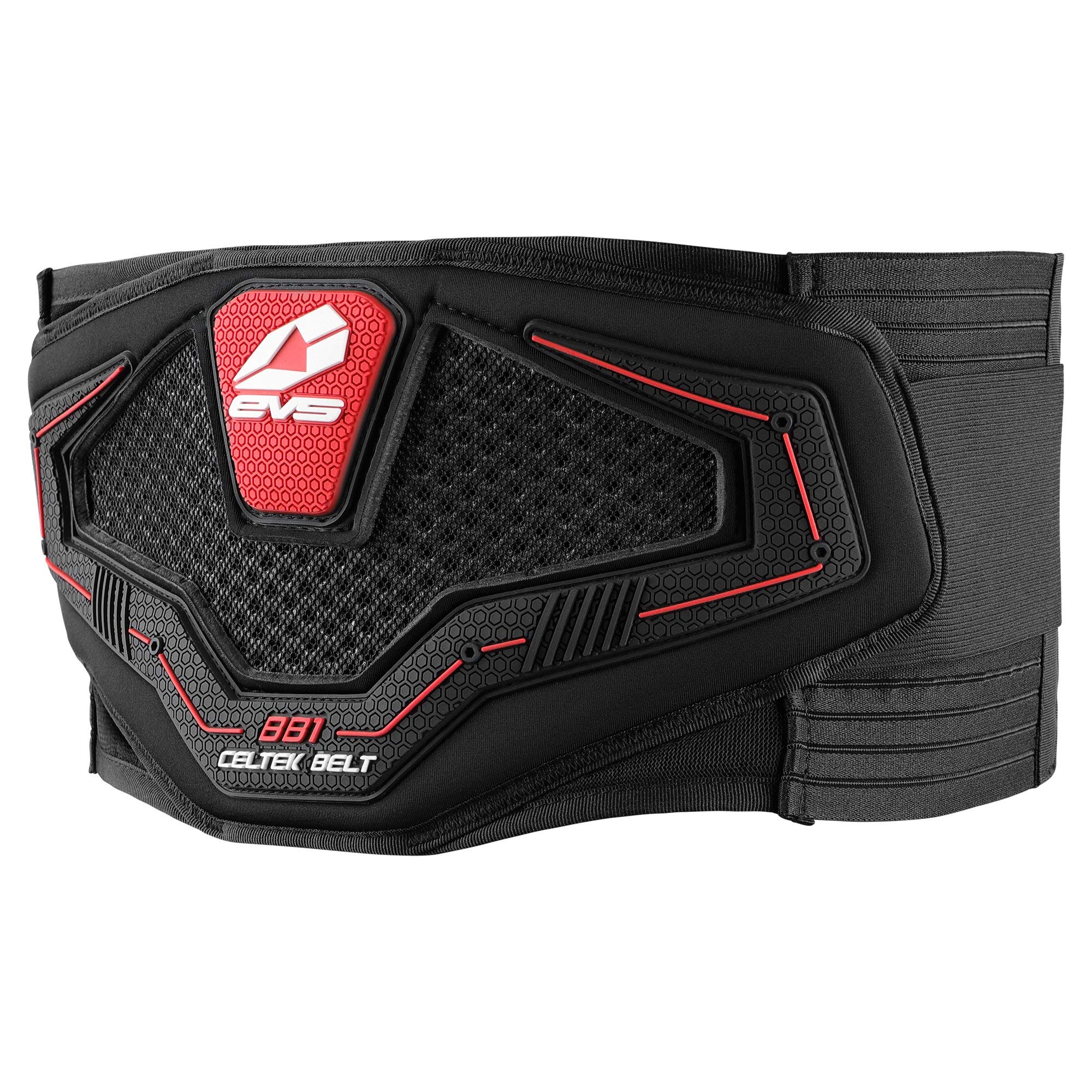 EVS Sports Celtek Adjustable Kidney Belt for Lower Back Pain Relief - Black - Ideal for Weightlifting, CrossFit & Back Support During Workouts