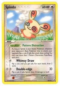 Pokemon Spinda #26 EX Legend Maker Trading Card - Rare Collectible for Battles & Deck Building