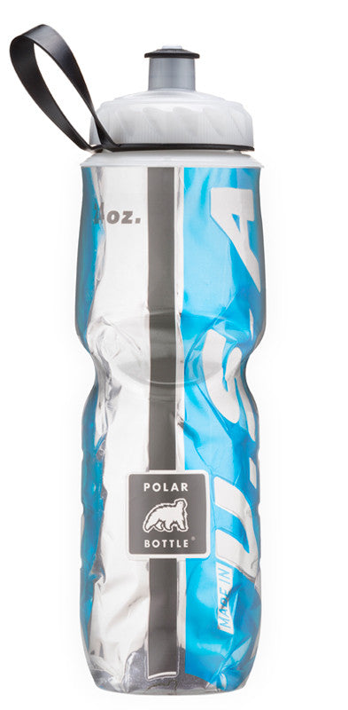 Polar Bottle Team Sport 24oz (710mL) Insulated Water Bottle - BPA Free, Leak Proof, Durable for Cycling, Running, Gym & Outdoor Activities