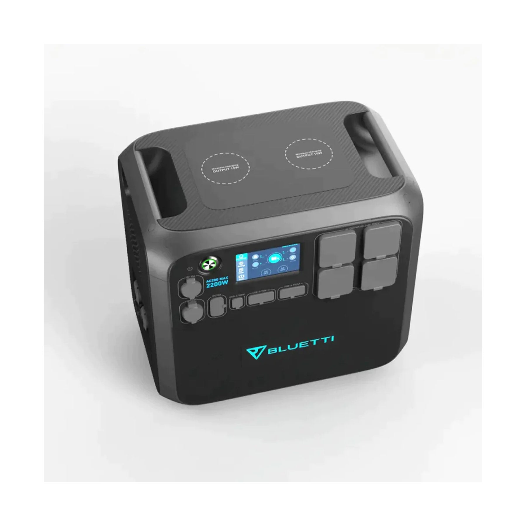 Bluetti AC200MAX 2000W Portable Power Station with 2048Wh LiFePO4 Battery - Perfect for Camping, RV Trips, Home Backup & Outdoor Adventures