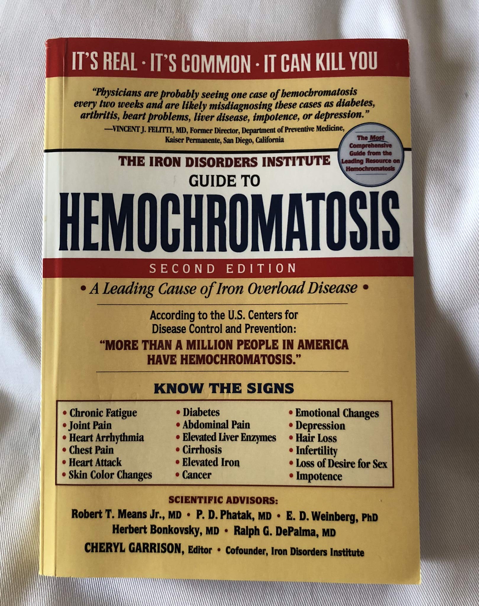 The Iron Disorders Institute Guide to Hemochromatosis: Symptoms, Treatment & Support for Iron Overload Patients | Managing Hereditary Hemochromatosis for Better Health