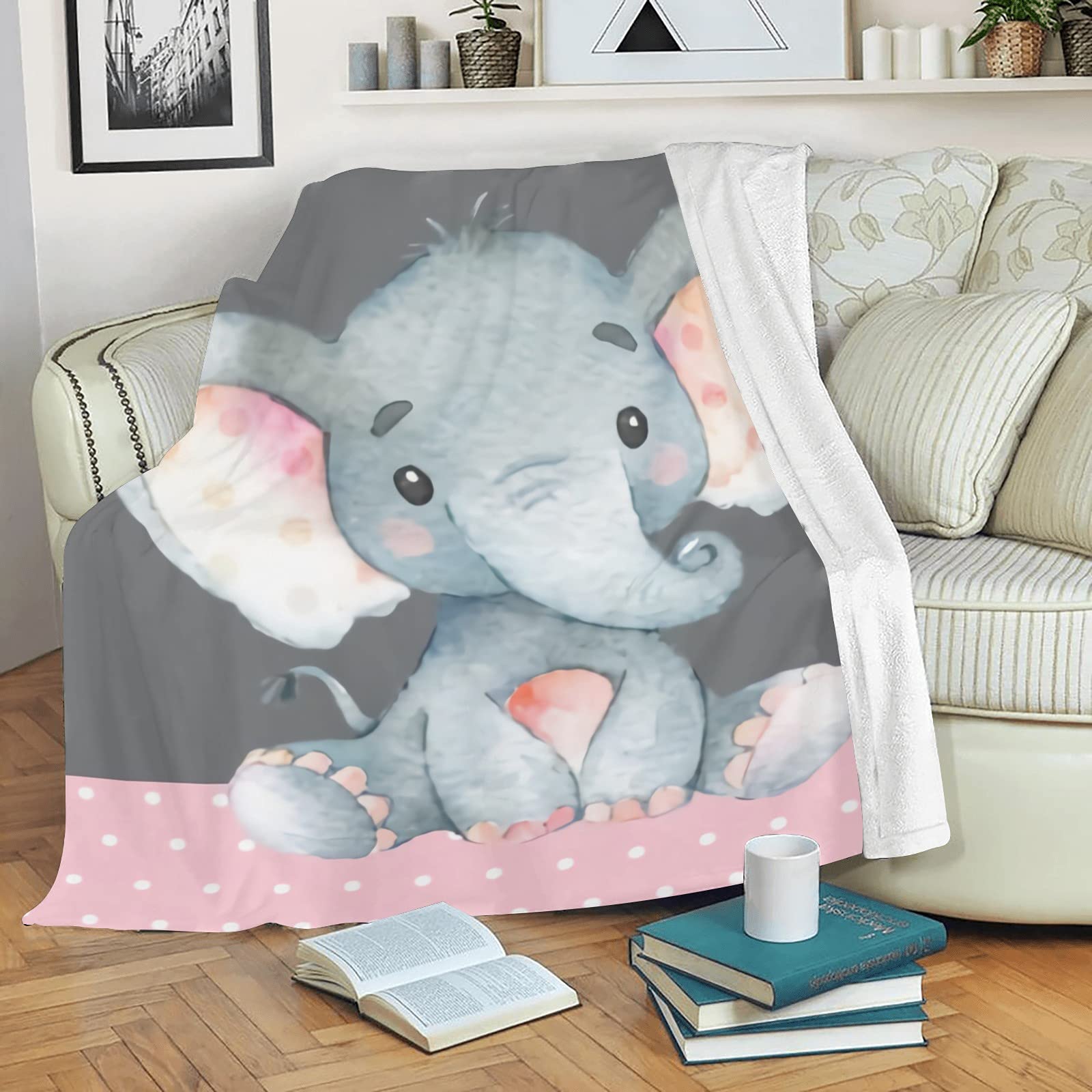Personalized Baby Blanket with Name - Custom Embroidered Soft Blankets for Newborns & Infants | Perfect Baby Shower Gift for Boys & Girls | Nursery Decor & Swaddling Blanket for Crib, Stroller & Travel
