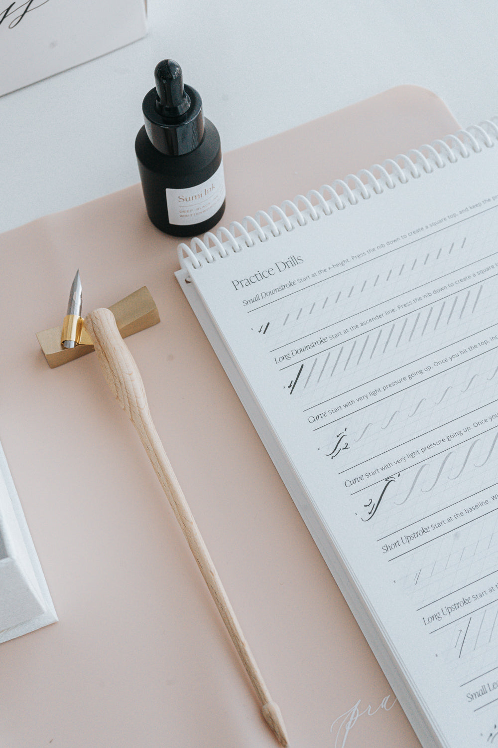 Premium Calligraphy Starter Kit with Brush Pens & Ink - Perfect for Beginners & Artists | Includes Phone Holder for Hands-Free Practice | Ideal for Lettering, DIY Crafts & Home Decor