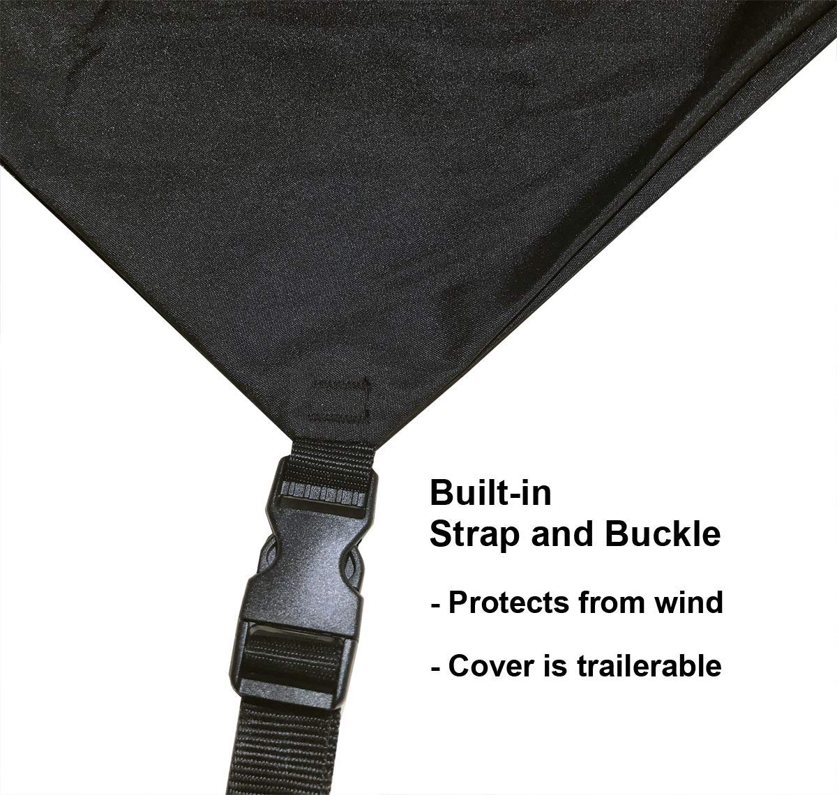 Weatherproof Snowmobile Cover for 1976 Skiroule Sonar 300t - Heavy Duty Waterproof, UV Resistant, Snow Protection - Indoor/Outdoor Storage with Built-in Straps & Free Storage Bag - Perfect for Winter Storage, Trailering & Long-Term Protection