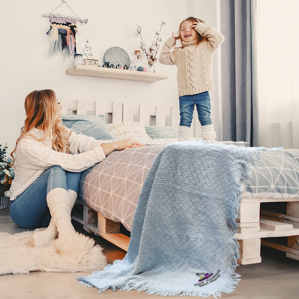 Soft Cotton Baby Blankets for Boys & Girls - Cute Robot Print Nursery Bedding Set - Machine Washable & Hypoallergenic - Perfect for Cribs, Strollers & Snuggling