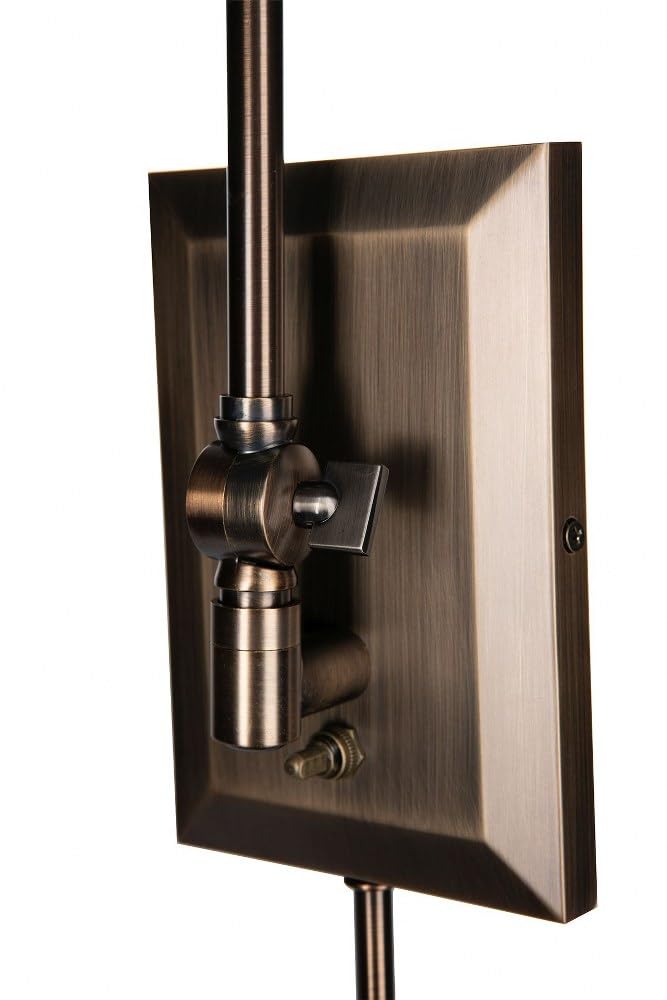 6.75 Inch Modern Wall Sconce Light Fixture - Brushed Nickel Finish for Bedroom, Hallway & Living Room Lighting Decor