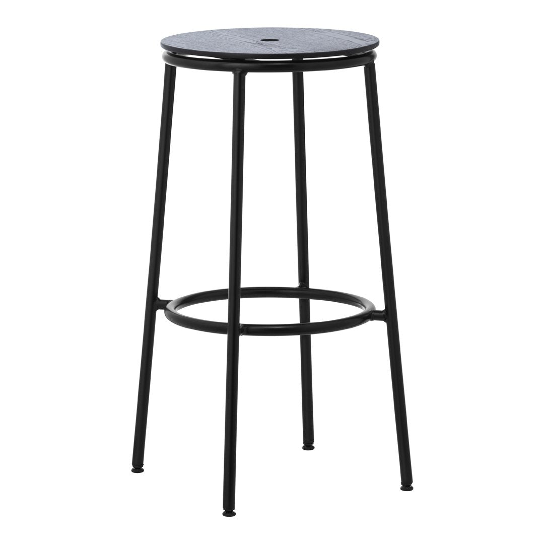 Simon Legald Circa Bar Stool by Normann Copenhagen - Modern Scandinavian Design Bar Height Stool for Kitchen Island, Breakfast Nook & Home Decor