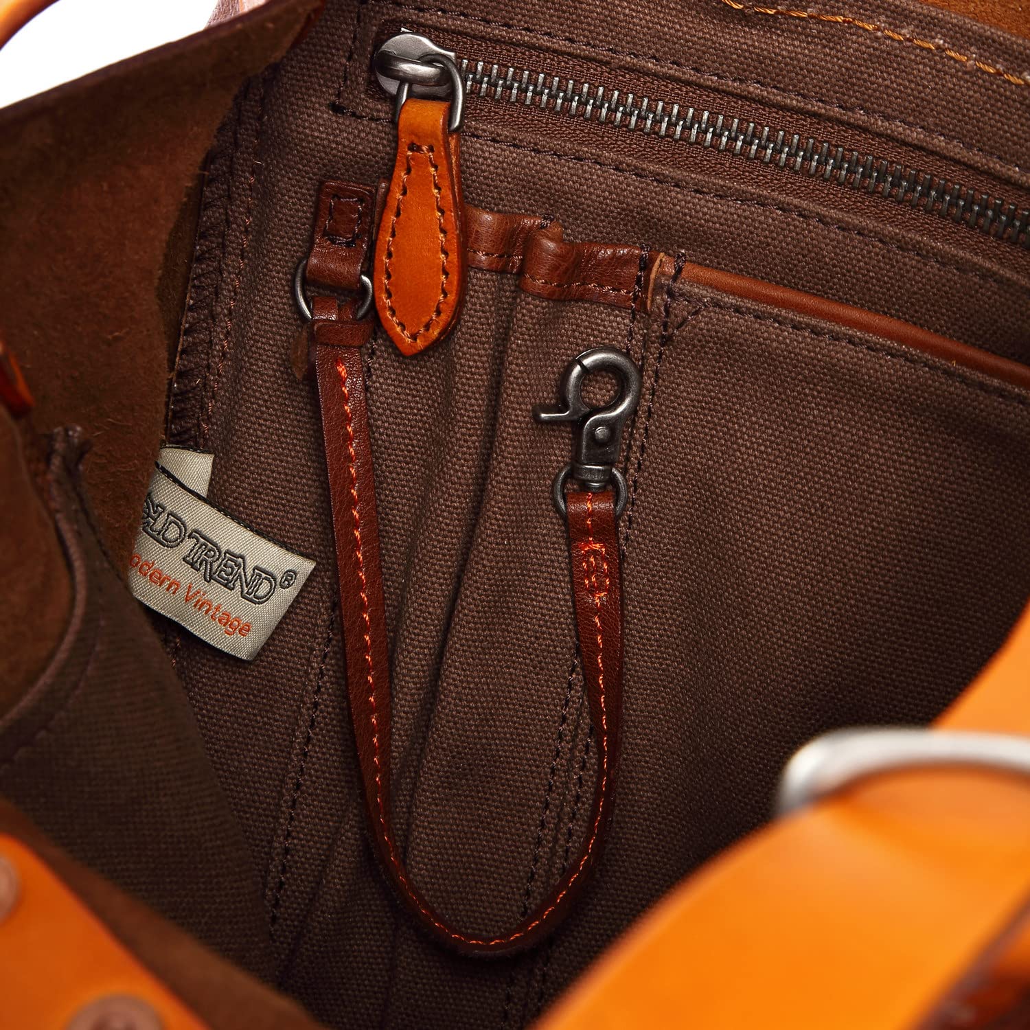 Genuine Leather Stars Align Bucket Backpack - Stylish Brown & Camel Crossbody Bag for Women | Perfect for Travel, Work & Everyday Use