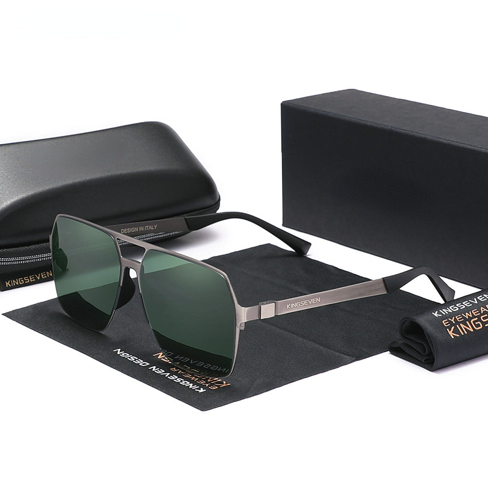 Men's Polarized Sunglasses UV400 Protection - Ultra Thin Lightweight Pilot Sunglasses for Driving, Outdoor Sports & Fashion