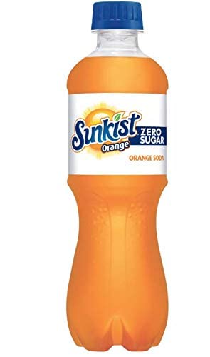 Sunkist Zero Sugar Orange Soda - 20 oz Bottles (Pack of 12, Total 240 Fl Oz) - 2 Pack - Refreshing Low Calorie Citrus Drink for Parties, BBQs & Everyday Hydration