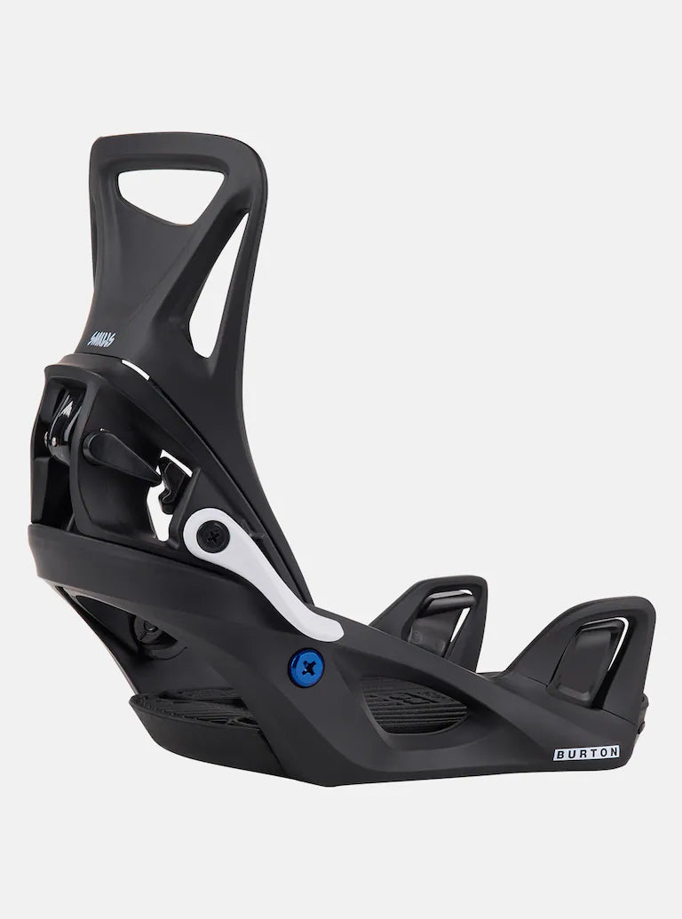 Burton Junior's Step On Snowboard Bindings 2025 - Easy Click-In Bindings for Kids & Youth | Perfect for All-Mountain Riding & Freestyle Snowboarding