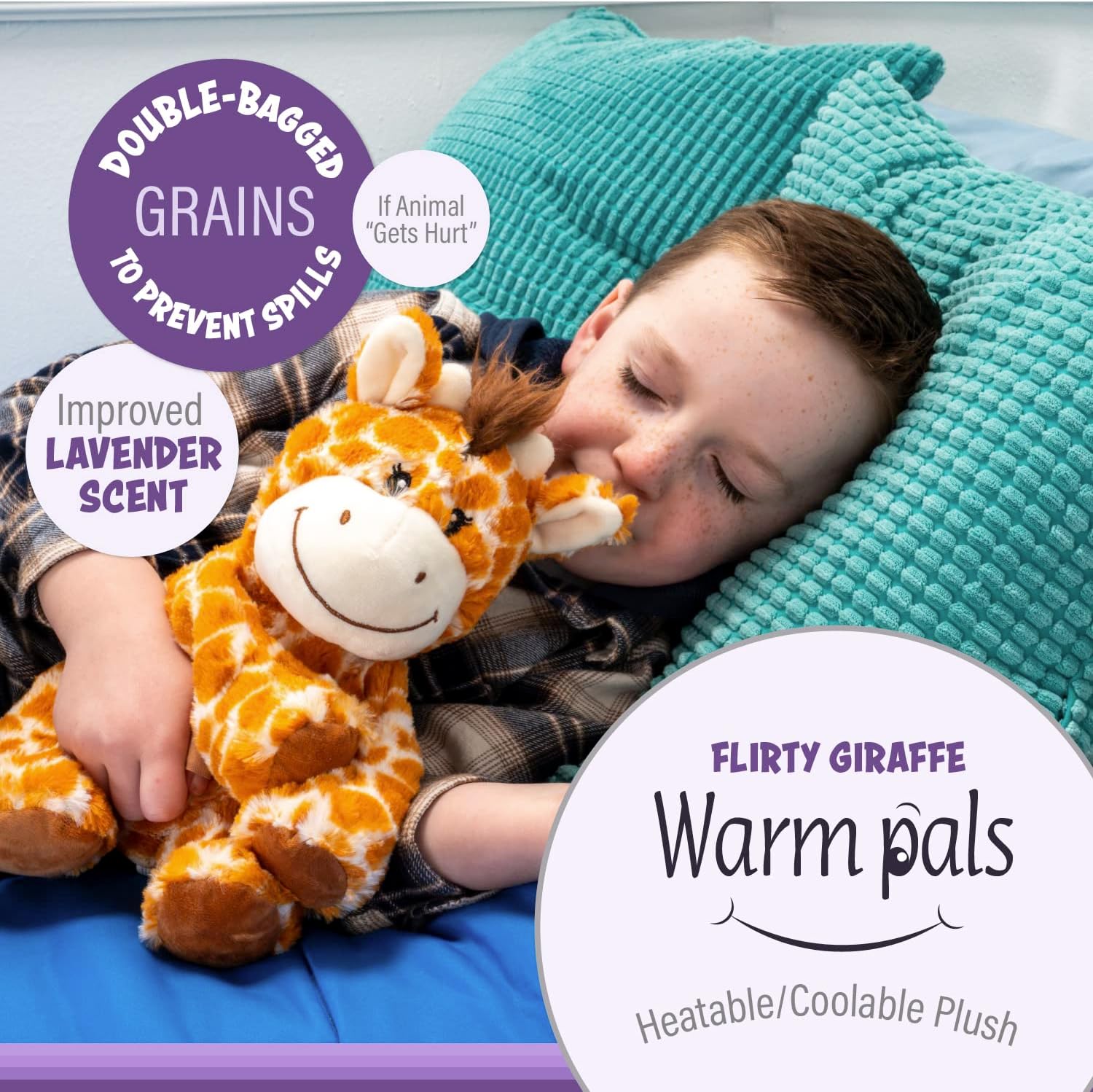PREORDER: Giraffe Warm Pal - Soft Plush Stuffed Animal Toy for Kids & Adults - Perfect for Cuddling, Gifts, and Home Decor