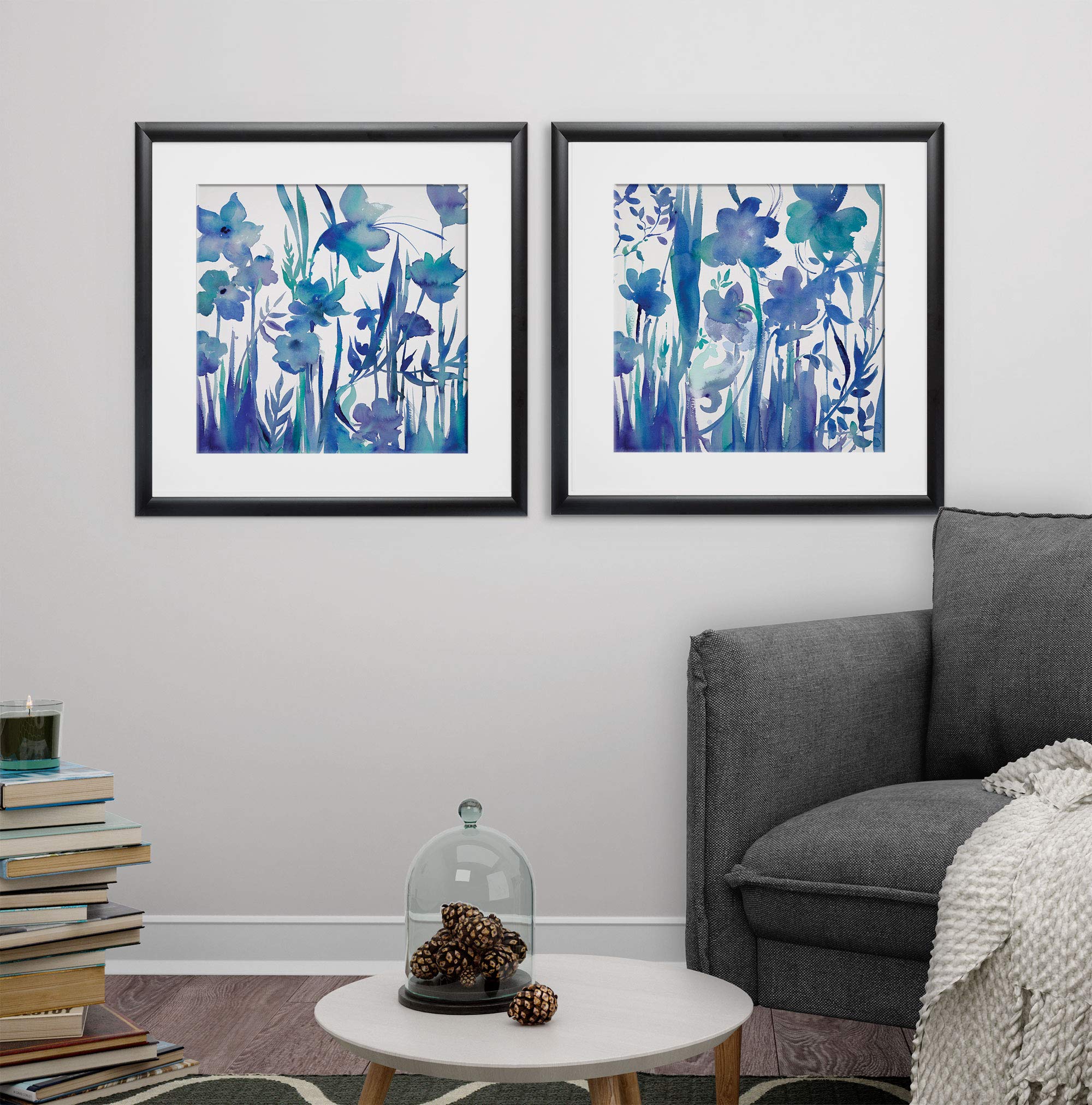 Wexford Home Afternoon Indigo 2-Piece Living Room Furniture Set - Perfect for Cozy Afternoons & Small Space Decor