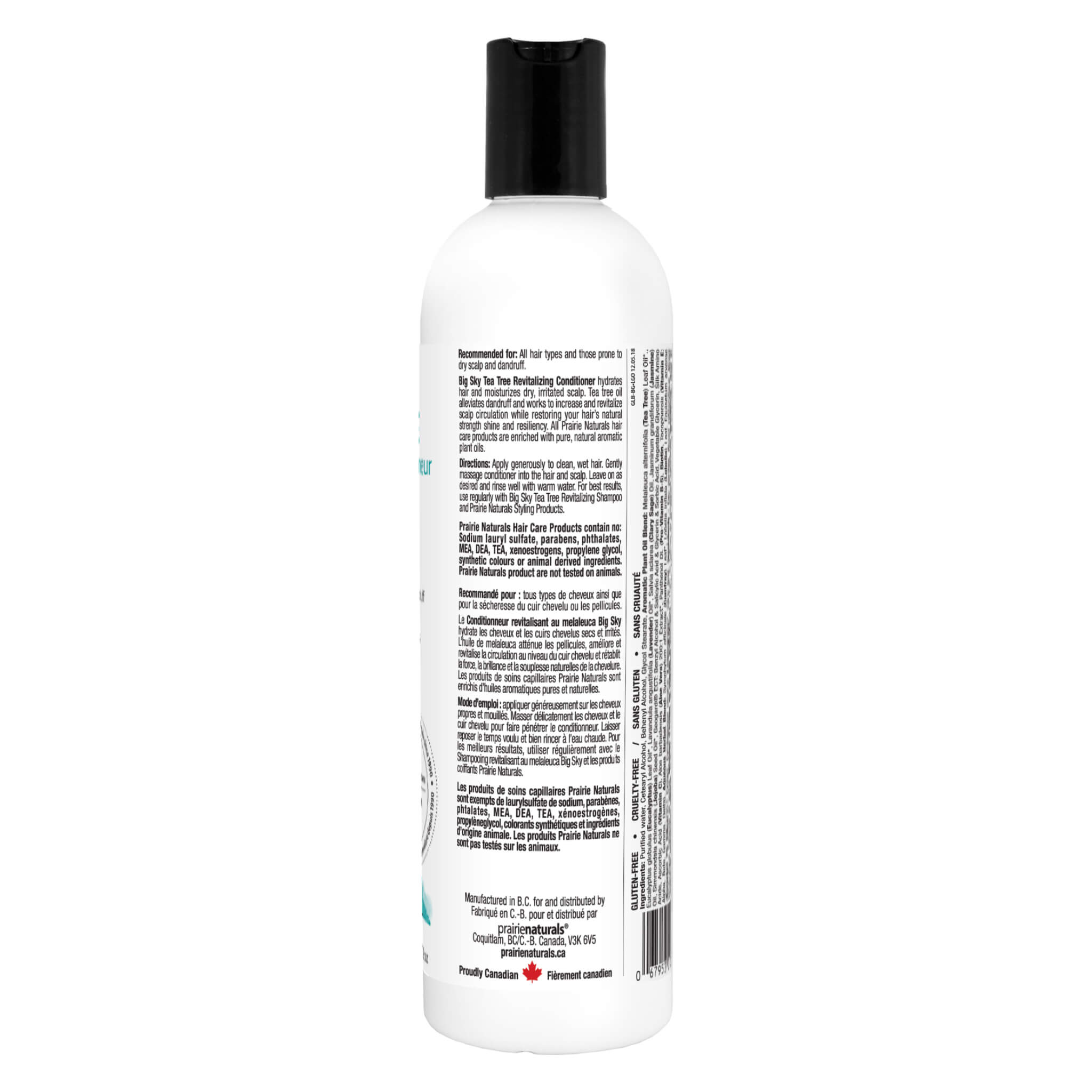 Big Sky Tea Tree Medicinal Conditioner for Scalp Care - Natural Dandruff Treatment & Itchy Scalp Relief - Perfect for Dry, Irritated Scalp & Hair Growth