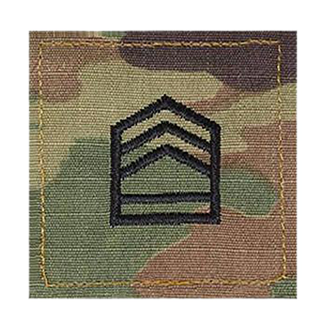 US Army ROTC Enlisted Cadet Rank OCP Scorpion Patch with Hook Fastener - Military Uniform Accessory for Training & Field Exercises