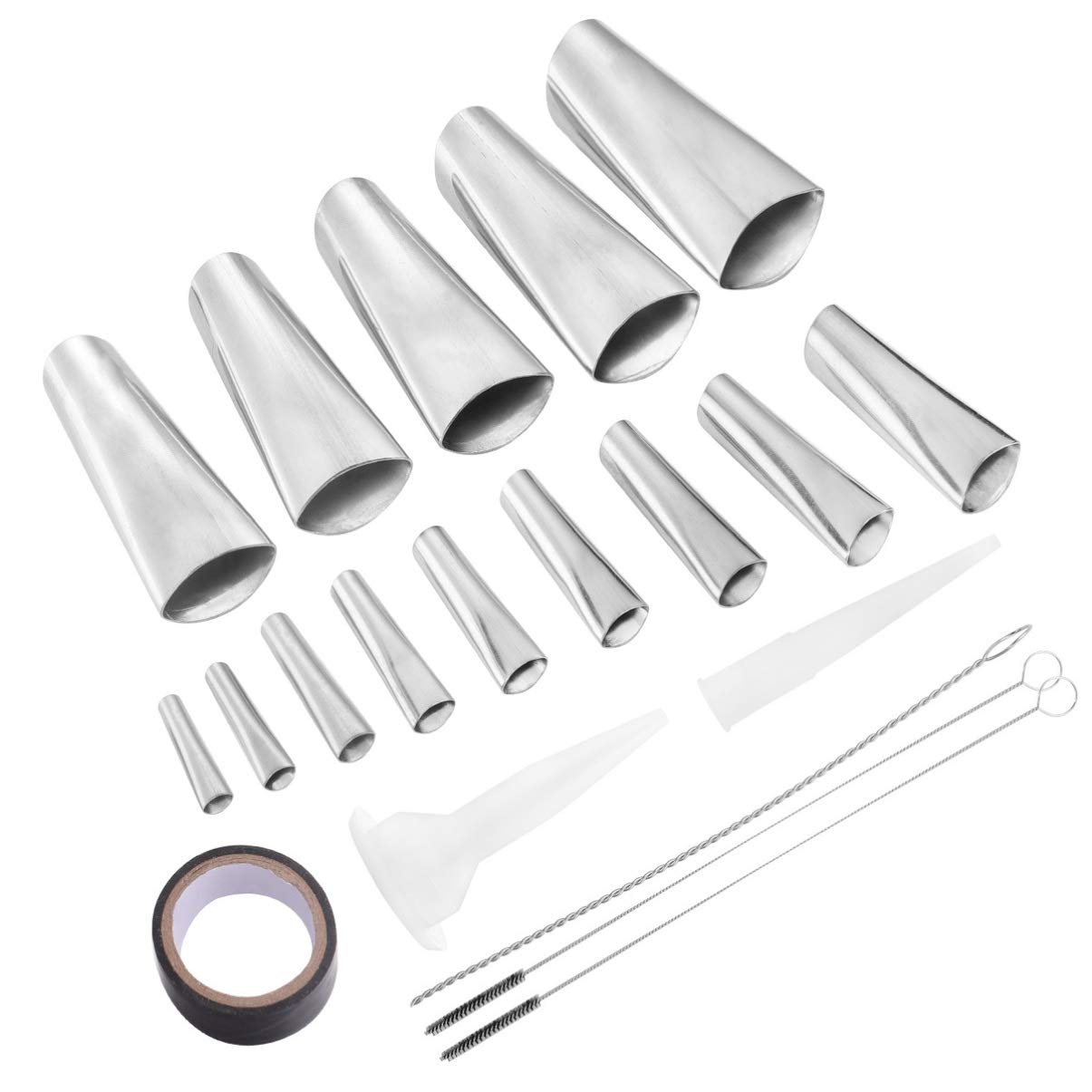 20 Pcs Caulking Finishing Tool Kit - Caulk Nozzle Applicator & Sealant Finisher for Kitchen, Bathroom, Window - DIY Home Improvement & Waterproofing Projects