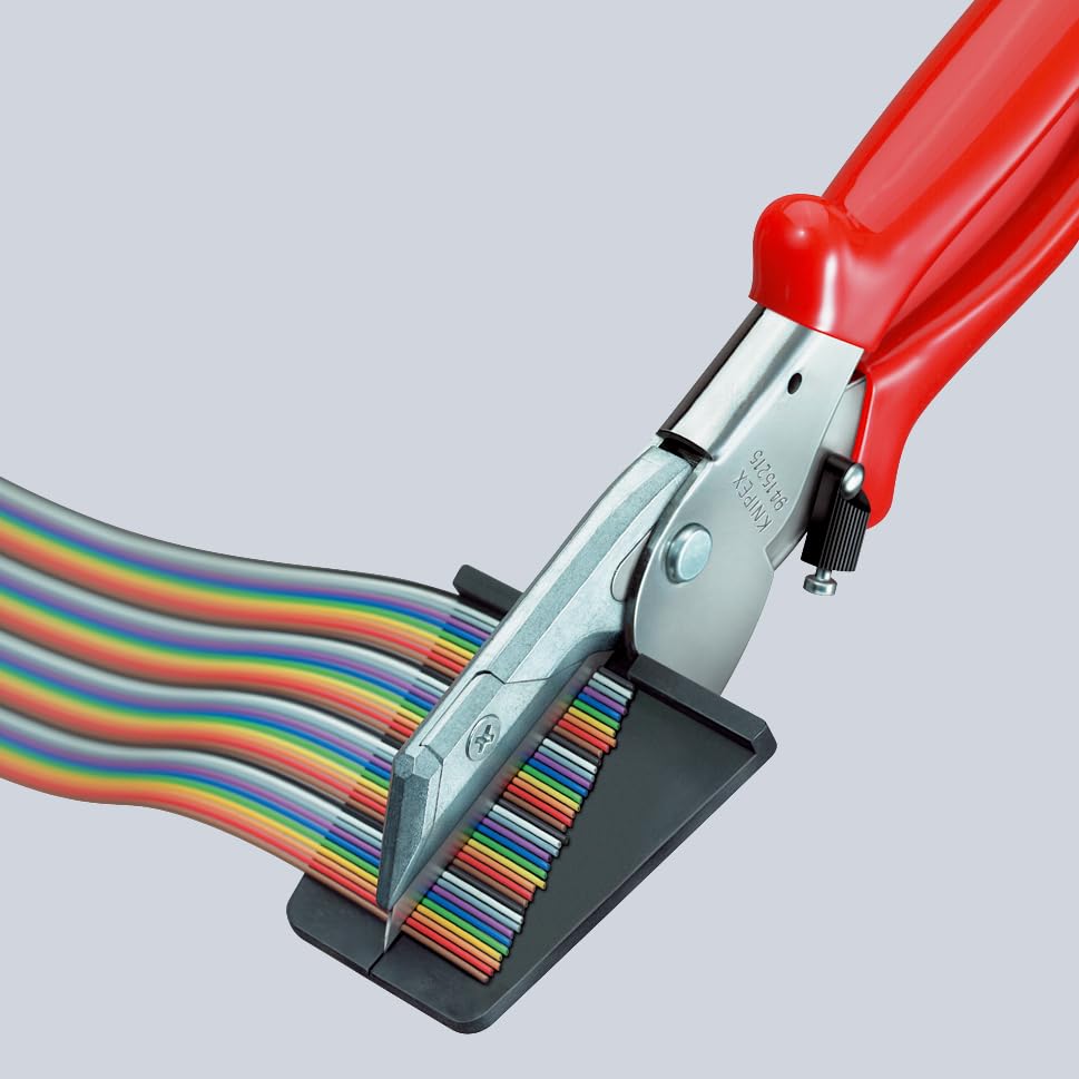 KNIPEX Premium Ribbon Cable Cutter - High Precision Wire Cutting Tool for Electronics, DIY Projects & Home Repairs