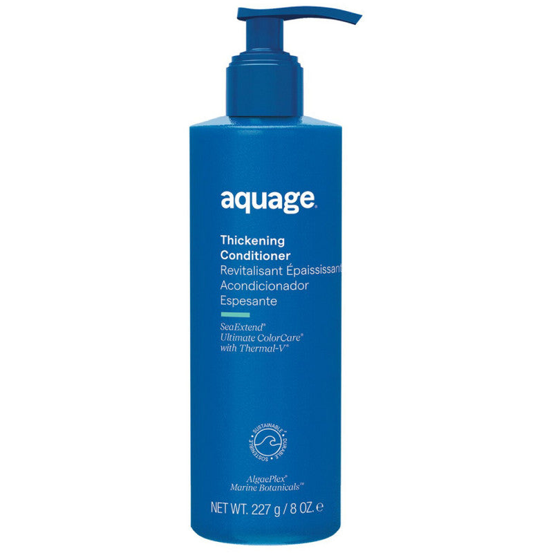 Aquage Sea Extend Thickening Conditioner for Fine Hair - 8 oz | Volumizing & Moisturizing Hair Care for Daily Use at Home or Salon