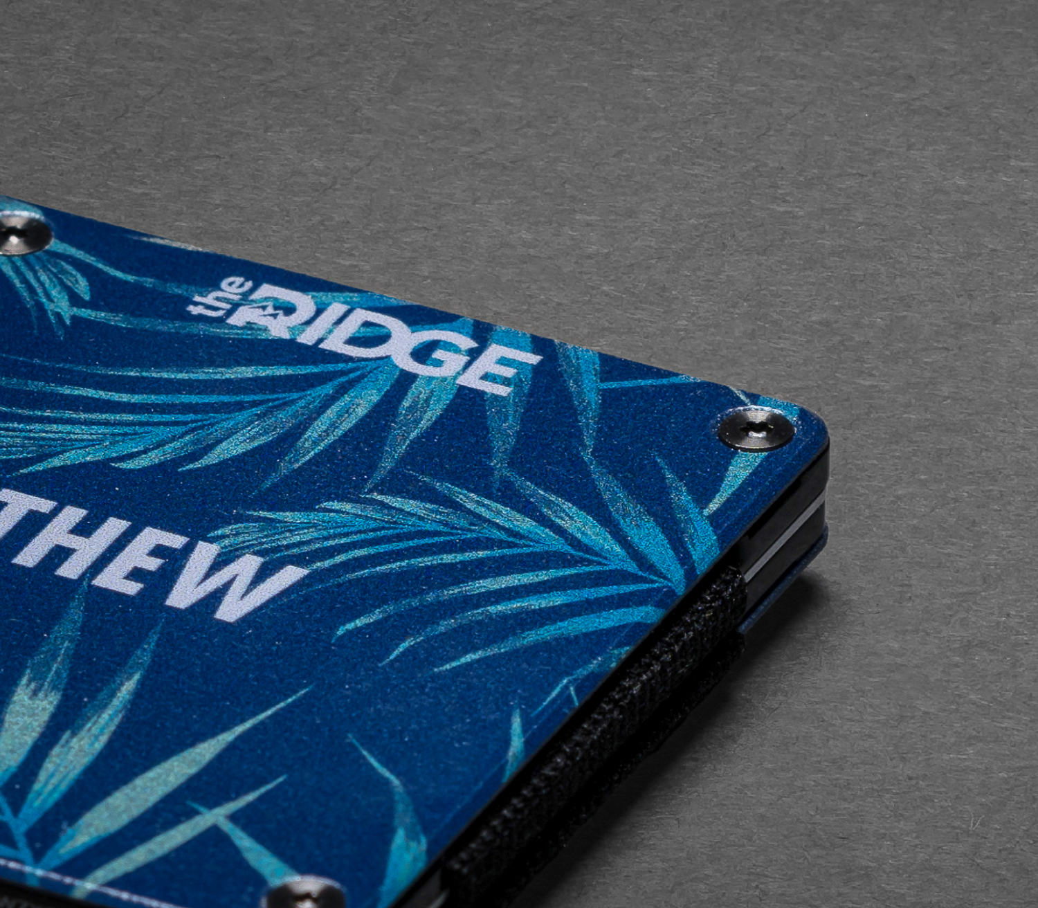 Ridge Wallet for Men - Slim Minimalist RFID Blocking Front Pocket Wallet | TravisMathew Floral Design | Perfect for Everyday Carry, Travel & Gifts