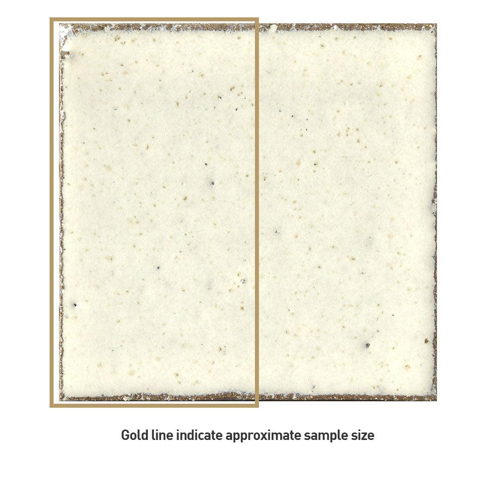 Handmade Zellige Gloss Tile 100x100mm - Havana Rustic White Ceramic Wall & Floor Tile for Kitchen Backsplash, Bathroom Shower, and Fireplace Surround