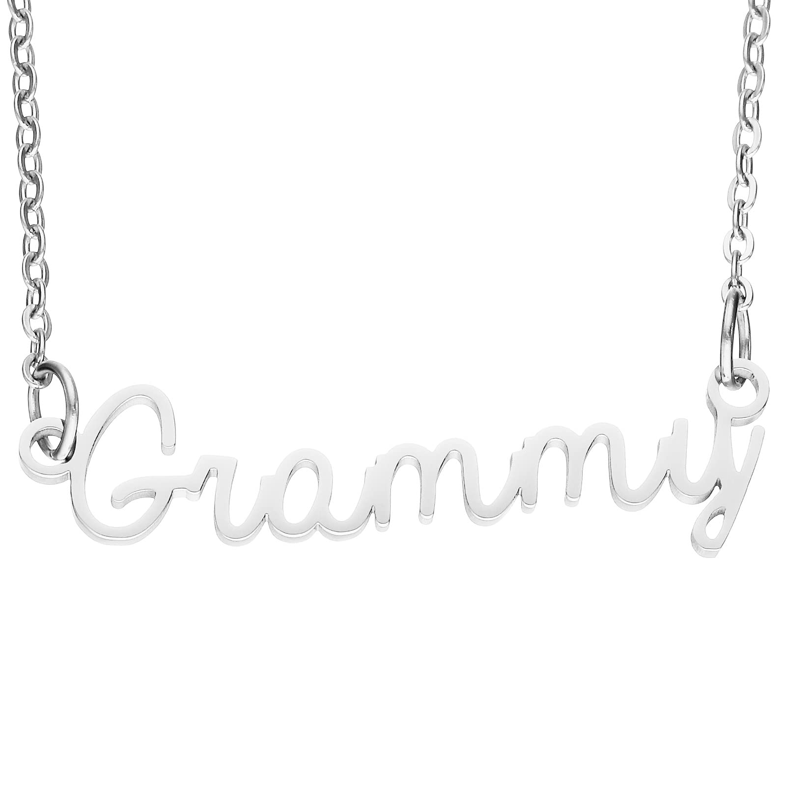 HUTIMY Grammy Necklace for Women - Elegant Jewelry Gift for Grandmother, Mom, Daughter - Perfect Birthday, Mother's Day, Christmas Present - Ideal for Special Occasions & Family Celebrations