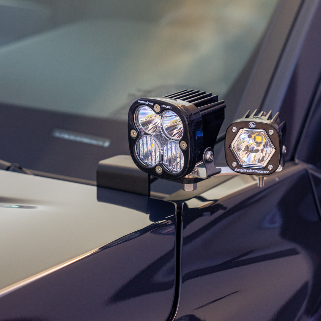 2024 Tacoma A Pillar Light Mounts - Heavy Duty Off-Road LED Light Brackets for Toyota Tacoma | Perfect for Night Driving, Camping & Overlanding Adventures
