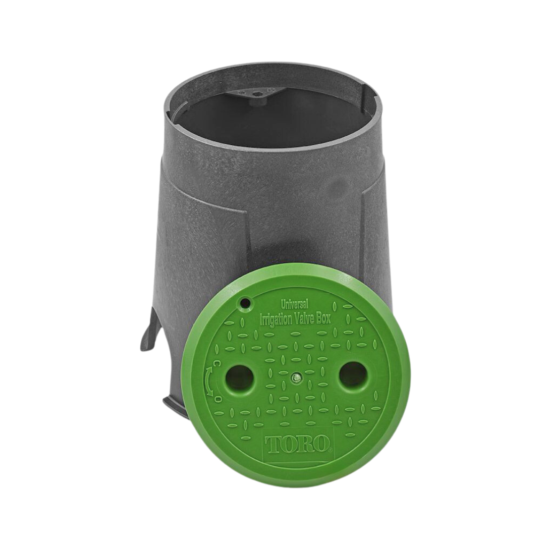 Toro EU TUCS Residential Universal Small Round Valve Box - 150mm Diameter x 225mm Deep for Irrigation & Utility Access - Durable Outdoor Water Valve Cover for Lawn & Garden Maintenance