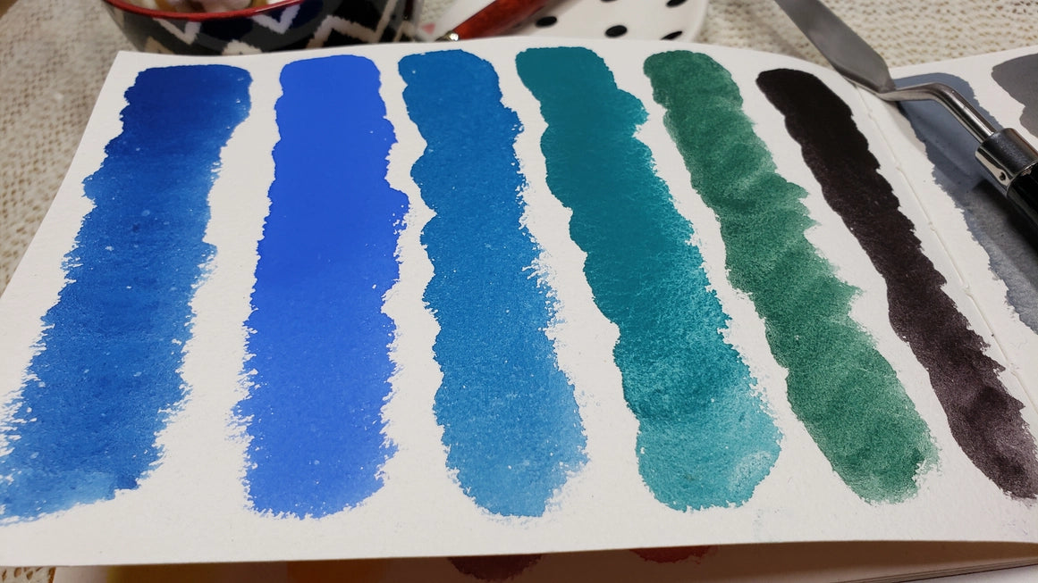 Premium Handmade Watercolor Paint Set - 1/2 Pans for Artists & Beginners - Perfect for Sketching, Painting & DIY Art Projects