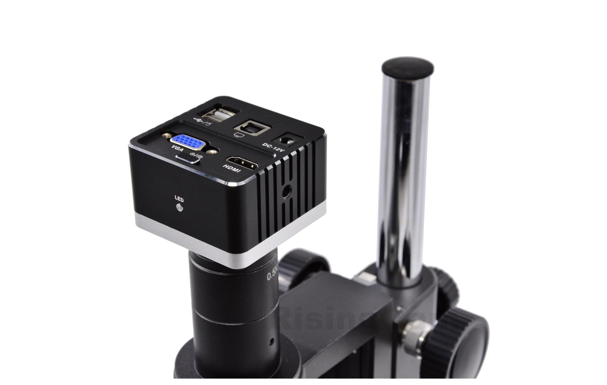 1080P HD USB Microscope Camera - 60fps, VGA & C Mount Compatible, Stable Performance for Industrial & Hobby Use - Perfect for PCB Repair, Jewelry Inspection & Science Education