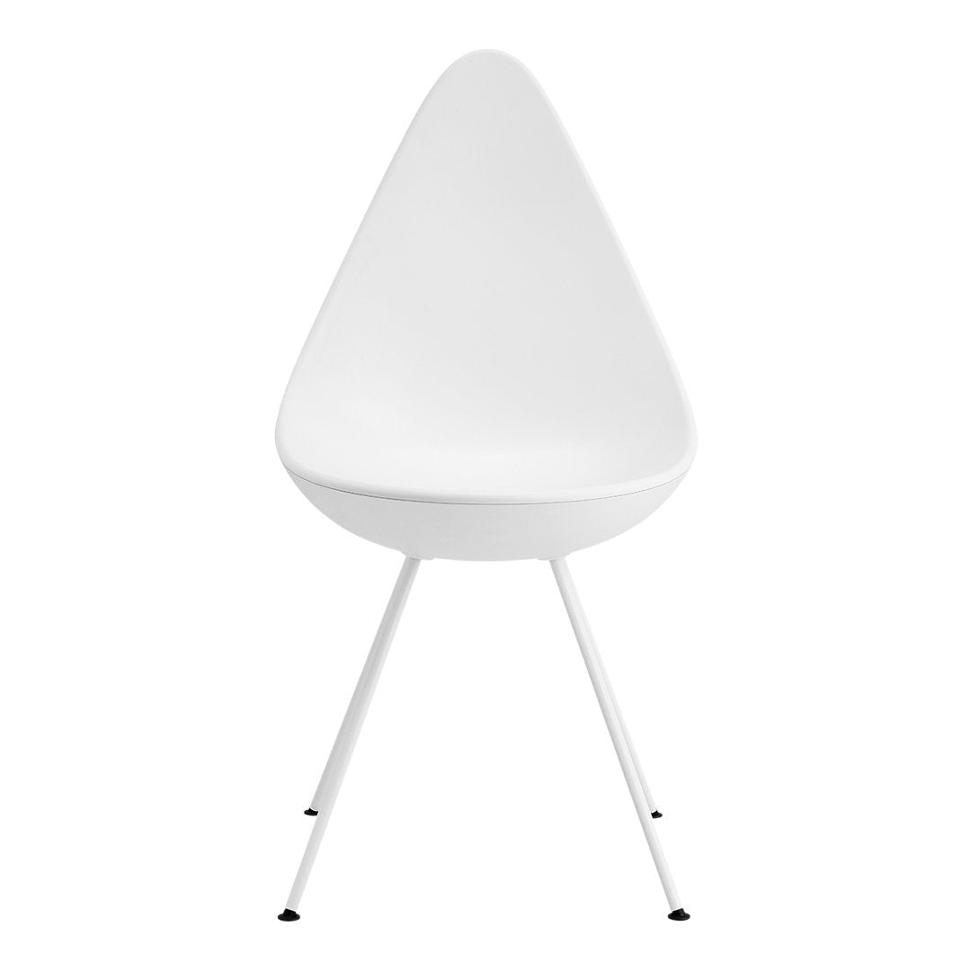 Drop Chair Plastic - Modern Lightweight Indoor/Outdoor Stackable Chair for Home, Office, and Patio Use