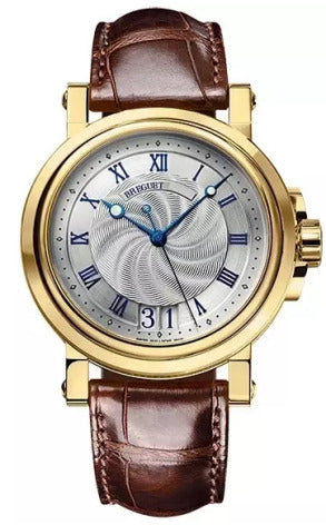 Breguet Marine Big Date 18K Yellow Gold Men's Luxury Watch - Perfect for Business, Formal Events & Special Occasions