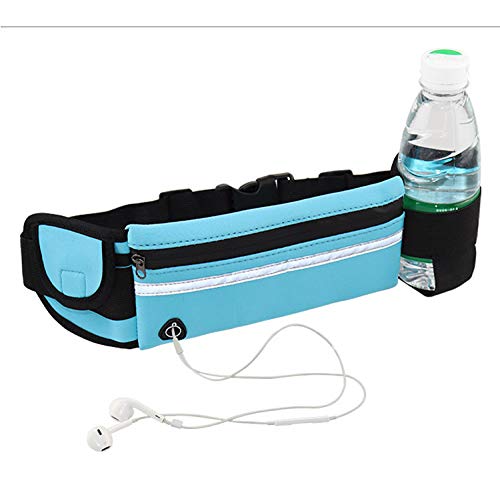 Ultra Light Slim Running Belt for iPhone & Android Phones - Fitness Workout Waist Pack for Men & Women - Perfect for Running, Cycling, Gym & Marathon Training