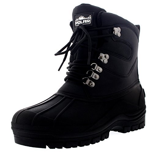 Men's Waterproof Duck Boots for Hiking & Walking - Ankle Snow Boots