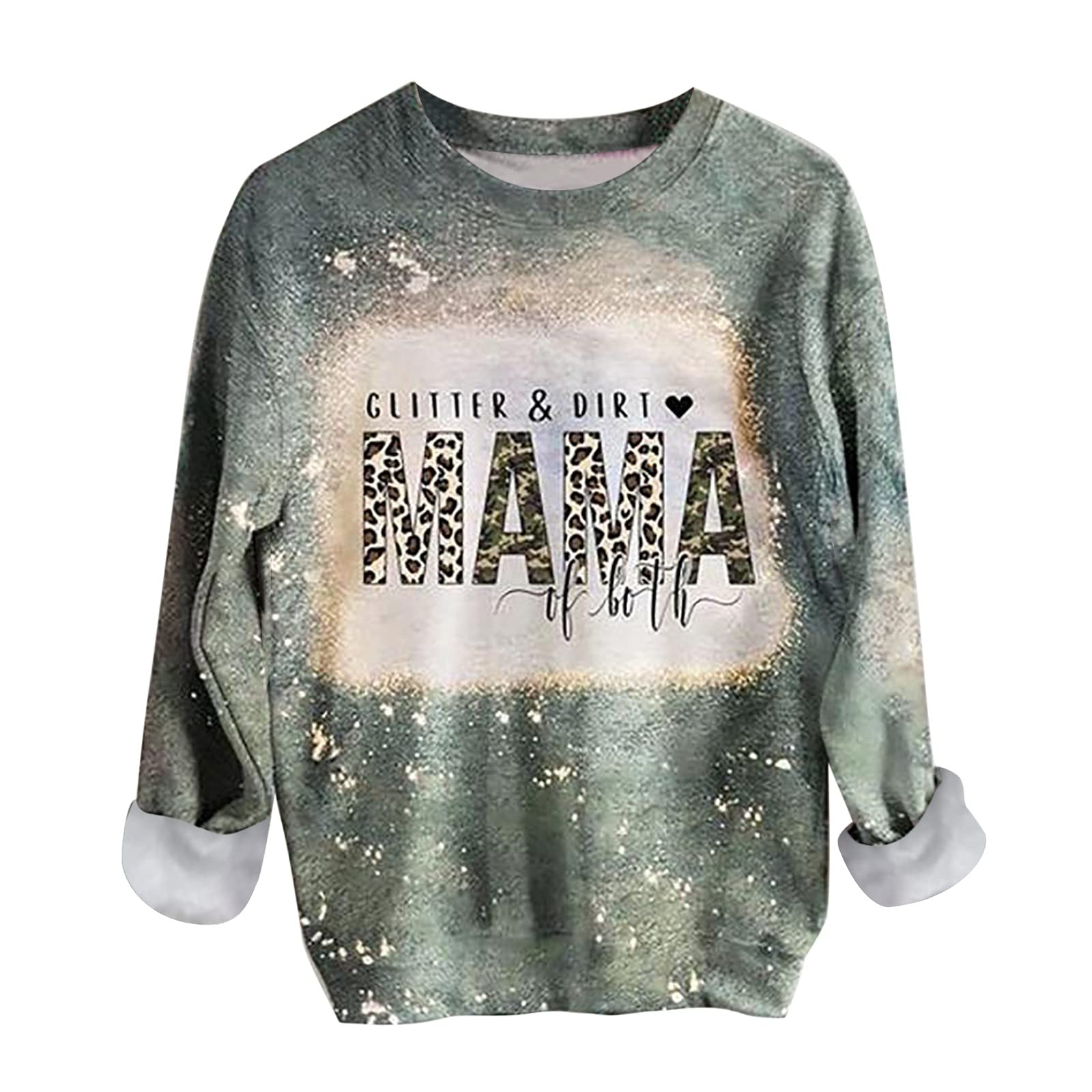 Women's Casual Round Neck Button-Up Long Sleeve Shirt - Soft Winter Hoodie & Warm Sweater for Everyday Wear, Office, and Outdoor Activities