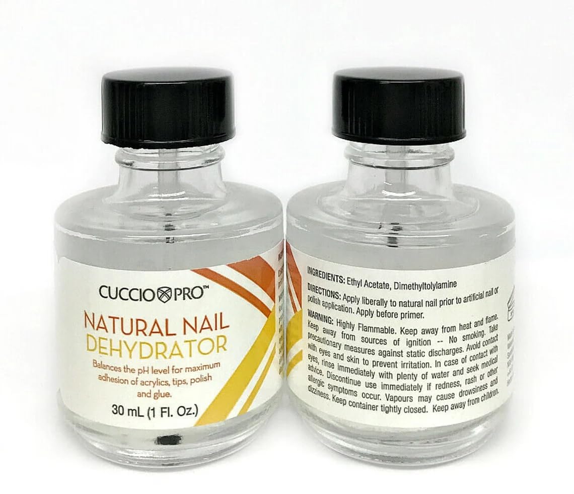 Star Nail Natural Nail Dehydrant - 1 oz Professional Nail Prep Solution for Stronger Manicures & Acrylic Nail Extensions | Perfect for Salon & Home Nail Care
