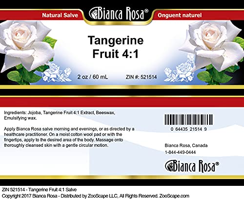 Premium 4:1 Tangerine Fruit Salve (2 oz) - 3 Pack for Skin Care, Aromatherapy & Natural Healing | ZIN: 521514