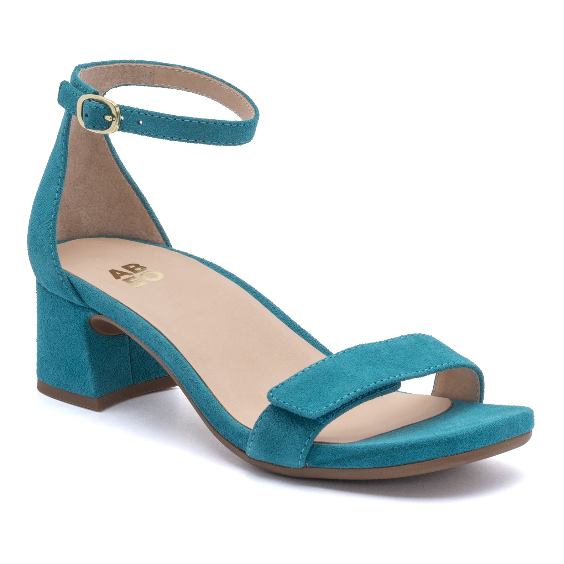Abeo Avenue Adjustable Strap Sandals in Teal - Comfortable Women's Casual Shoes for Walking, Travel & Everyday Wear